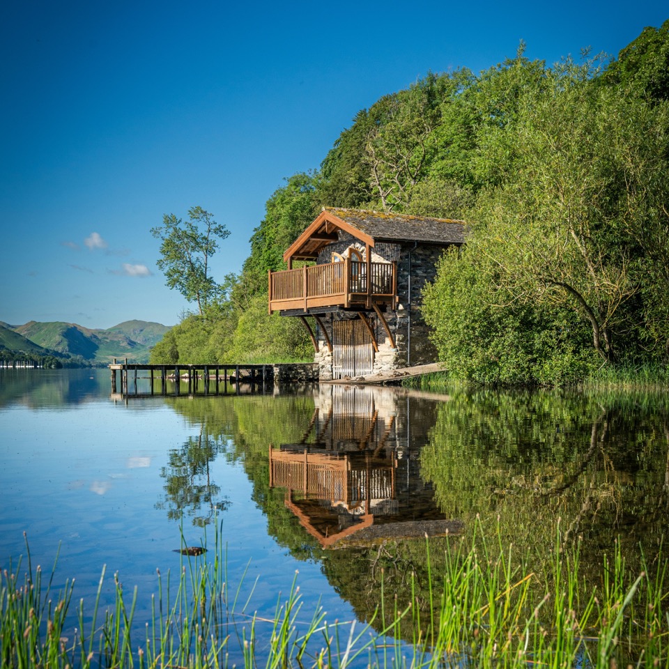 The Duke of Portland boathouse on the shores of Ullswater